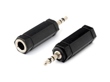 Redukce Jack 6.3 mm F / Jack 3.5 mm M stereo