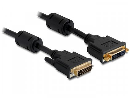 Delock prodlužovací kabel DVI-I 24+5 samec/samice, 1m (83106)