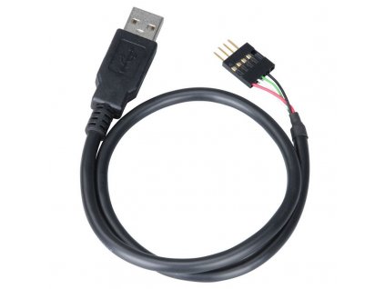 AKASA kabel externí USB na interní USB konektor EXUSBIE-40