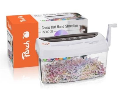 Peach Cross Cut Hand Shredder PS300-21