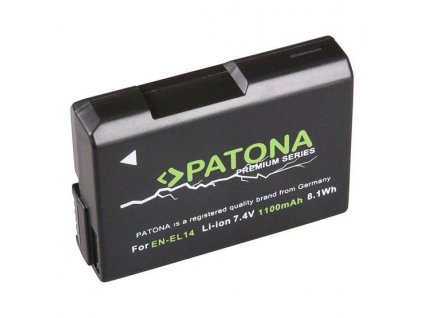 Patona Premium PT1197 - Nikon EN-EL14  1100mAh Li-Ion
