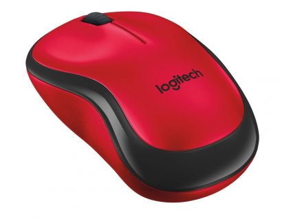 Logitech Wireless M220 Silent červená