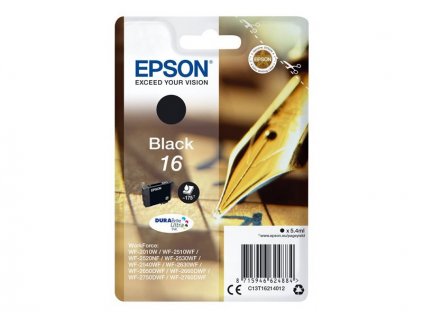 Epson T1621 16 DURABrite Ultra Ink černá - originál