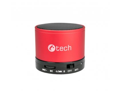 C-TECH SPK-04R Bluetooth reproduktor, červený