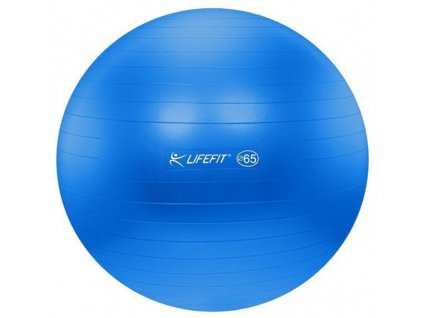 LifeFit Anti-Burst 65 cm, modrý gymnastický míč
