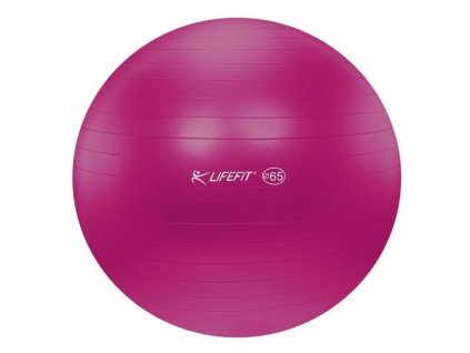LifeFit Anti-Burst 65 cm, bordó gymnastický míč