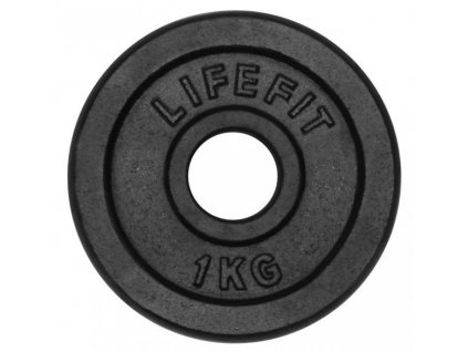 LifeFit Kotouč 1,0kg, kovový, pro 30mm tyč