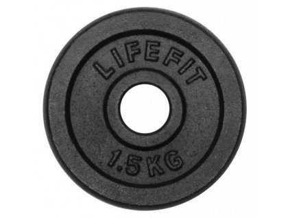LifeFit Kotouč 1,5kg, kovový, pro 30mm tyč