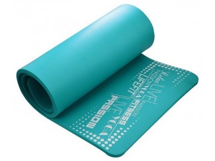 LifeFit Yoga Mat Exkluziv Plus, 180x58x1,5cm, tyrkysová podložka