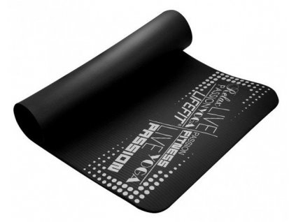 LifeFit Yoga Mat Exkluziv, 100x60x1cm, černá podložka