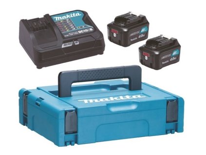 Makita Aku sada CXT 12V 2xBL1041B + rychlojnabíječka DC10SB + systainer