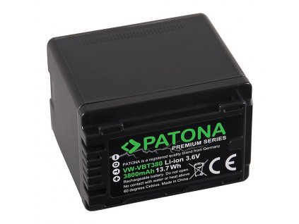 Patona PT1257 - Panasonic VW-VBT380  4040mAh Li-Ion Premium