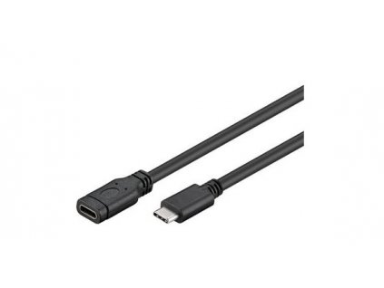 USB- C prodlužovací kabel (USB 3.1 generation 1), C/M - C/F, 1m