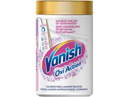 Vanish Oxi Action prášek na bělení a odstranění skvrn 625G