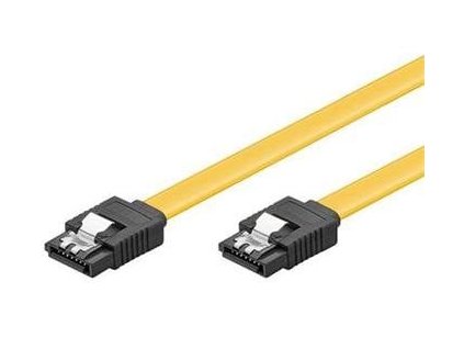 0,5m SATA 3.0 datový kabel 1,5Gbps / 3GB/s / 6GB/s, kov.západka