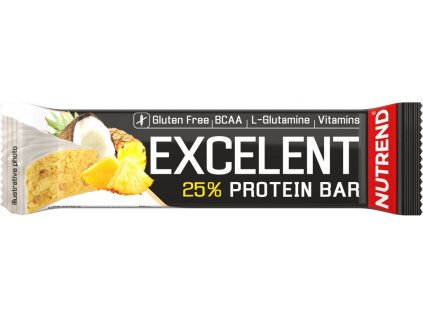 Nutrend EXCELENT protein bar 85 g, ananas s kokosem