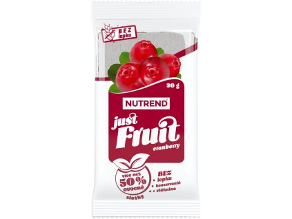 Nutrend Ovocná tyčinka Just Fruit 30 g, brusinka