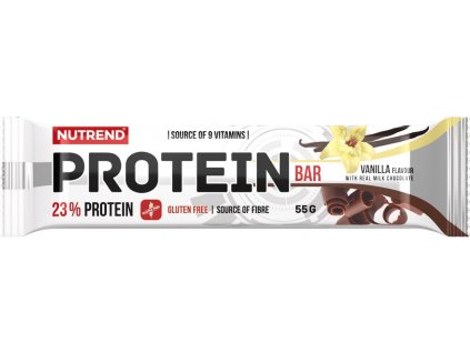 Nutrend protein bar 55g, vanilka