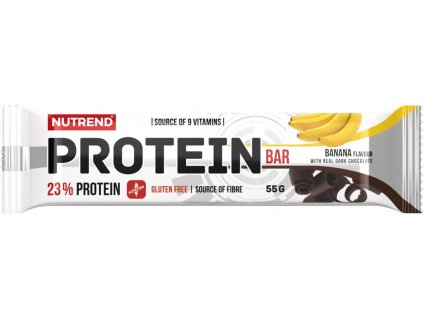 Nutrend protein bar 55g, banán