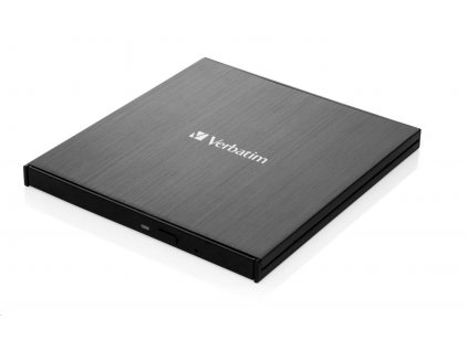 VERBATIM externí mechanika DVD-RW Rewriter USB-C, černá