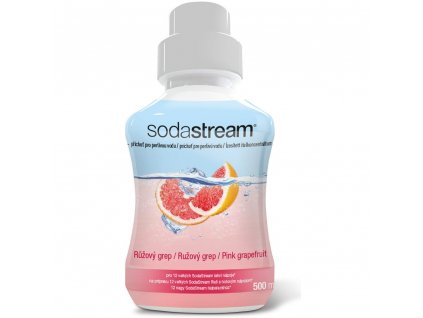 SodaStream Sirup příchuť RŮŽOVÝ GREP, 500 ml