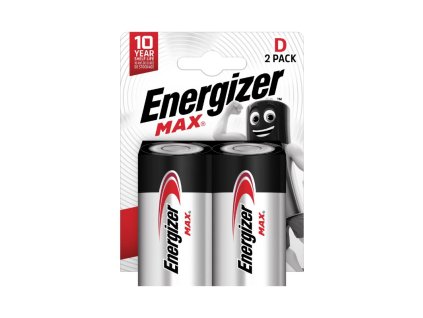 Energizer MAX - Velký monočlánek D/2