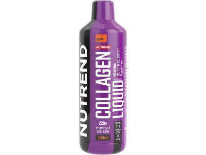 Nutrend COLLAGEN LIQUID 500 ml, pomeranč