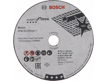 Bosch Expert for Inox 5 ks × 76 × 1 × 10 mm (2.608.601.520)