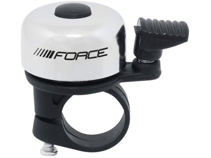 zvonek Force Mini Fe/plast 22,2mm paličkový, stříbrný