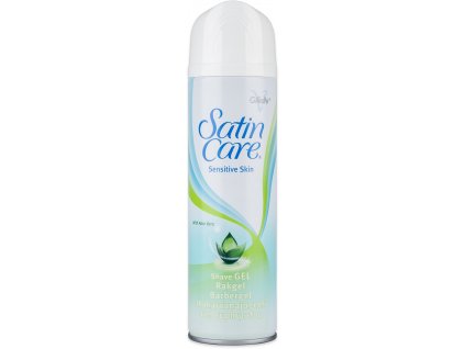 Gillette Satin Care Sensitive Gel na holení pro ženy, 200 ml