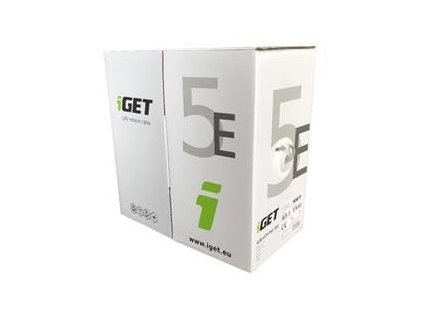 iGET Síťový kabel iGET CAT5E UTP PVC Eca 305m/box (84005010)
