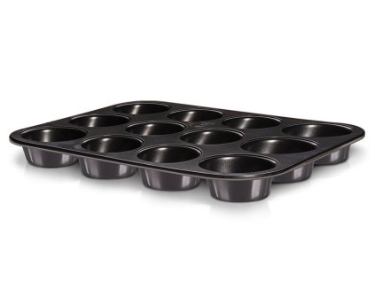 BerlingerHaus Forma na muffiny  12 ks Carbon PRO Line, 35 x 26,5 x 3 cm