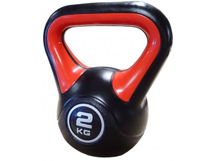 ACRA Činka kettlebell s cementovou náplní - 2 kg