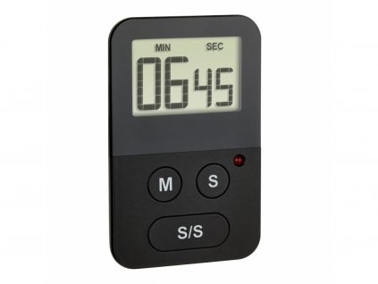 TFA 38.2047.01 - digitální časovač a stopky - barva černá
