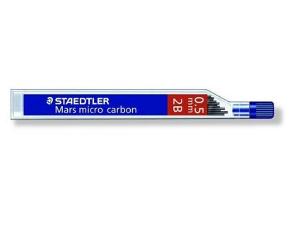 STAEDTLER Grafitová tuha do mikrotužky "Mars micro", 0,5 mm, 2B