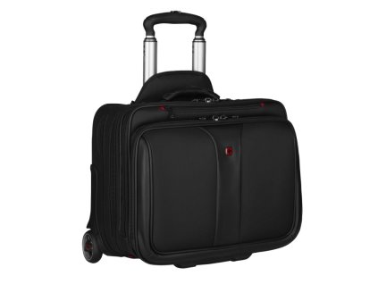 WENGER PATRIOT - 17" dvojitá business brašna na kolečkách, černá