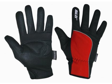 Zimní rukavice SULOV pro běžky i cyklo, červené, vel.M