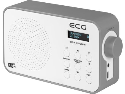 ECG RD 110 DAB Přenosné rádio, bílé