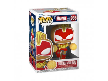 Funko POP Marvel: Holiday - Gingerbread Captain Marvel