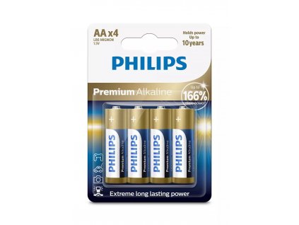 PHILIPS LR6M4B/10 AA Premium Alkaline (4ks)