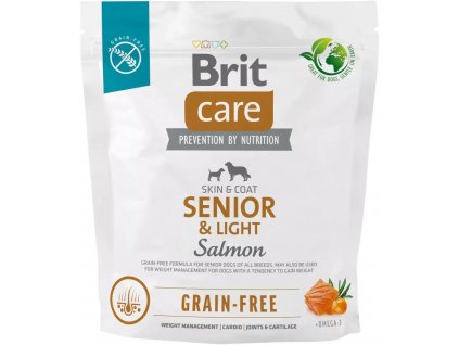 Brit Care Dog Grain-free Senior & Light, 1kg granule pro psy