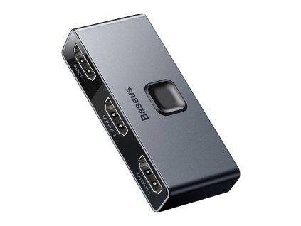 Baseus Matrix HDMI Splitter 2v1 / 1v2 šedá