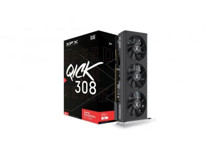 XFX SPEEDSTER QICK 308 AMD Radeon RX 7600 Black Edition