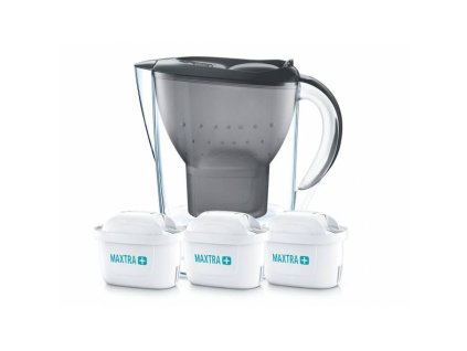 Brita Starter pack Marella, černá + 3 vodní filtry Maxtra+ Pure Performance