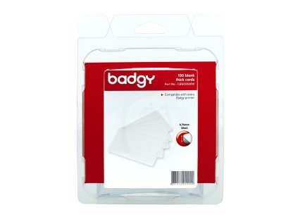 BADGY PVC Cards x100 - Thick (30mil - 0,76 mm)