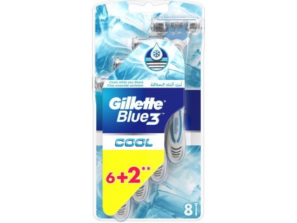 Gillette Blue3 Comfort jednorázová holítka 6+2 ks