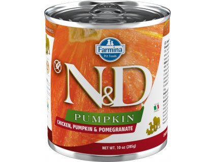 N&D PUMPKIN DOG Adult Chicken & Pomegranate 285g konzerva pro psy