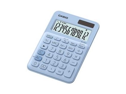Casio MS 20 UC LB Stolní kalkulačka, modrá