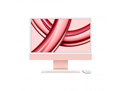 Apple iMac 24" M3 CZ Růžový (MQRD3CZ/A)