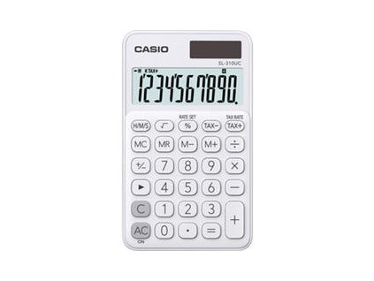 Casio SL 310 UC WE Kapesní kalkulačka, bílá